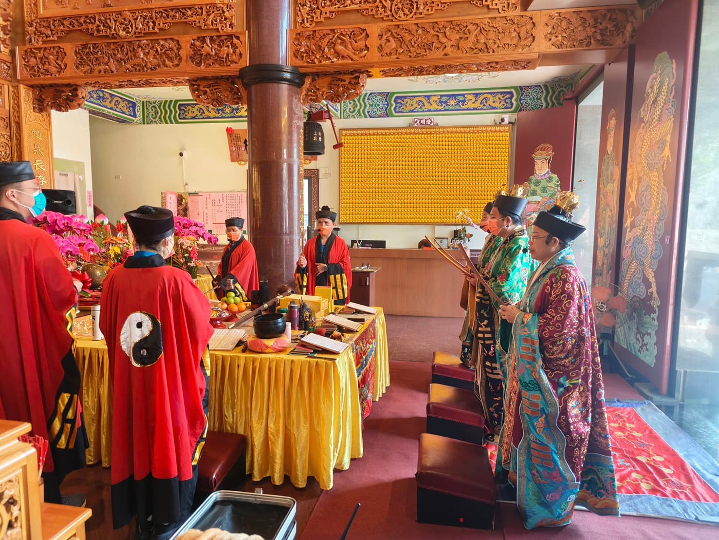 鳳凰山慈聖宮神威顯赫,真武劍光耀玉窩宮祝壽法會